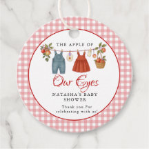 Apfel unserer Augen Fruit Fall Babydusche danke