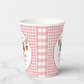 Apfel unserer Augen Fruit Fall Babydusche danke Pappbecher (Rechts)