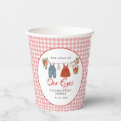 Apfel unserer Augen Fruit Fall Babydusche danke Pappbecher (Vorderseite)