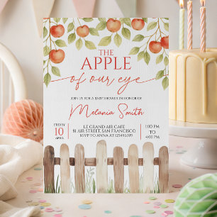 Apfel Unserer Augen Orchard Babyshower-Einladung Einladung