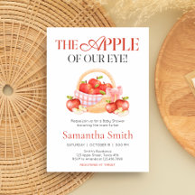 Apfel unserer Augenbabydusche