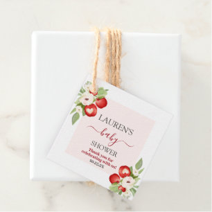 Apfel unserer Augenbabydusche Geschenkanhänger