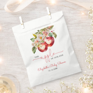 Apfel unserer Augenbabydusche Geschenktütchen