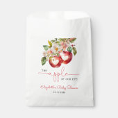 Apfel unserer Augenbabydusche Geschenktütchen (Vorderseite)