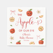 Apfel unserer Augenbabydusche Serviette (Vorderseite)