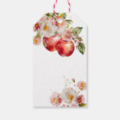 Apfel unserer Augenbabydusche Vielen Dank Geschenkanhänger (Rückseite)