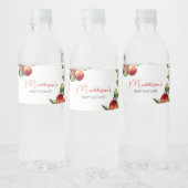 Apfel unserer Augenbabydusche Wasserflaschenetikett (Flaschen)