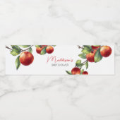 Apfel unserer Augenbabydusche Wasserflaschenetikett (Einzelnes Label)