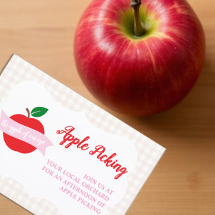 Apfel Unserer Augengirls Geburtstag Apfelpflücken Begleitkarte