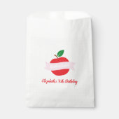 Apfel Unserer Augengirls Geburtstag Geschenktütchen (Vorderseite)