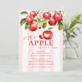 Apfel unserer Augenspülung Einladung (Stehend Vorderseite)