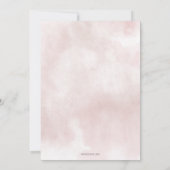 Apfel unserer Babydusche "Eye Fall Girl" Einladung (Rückseite)