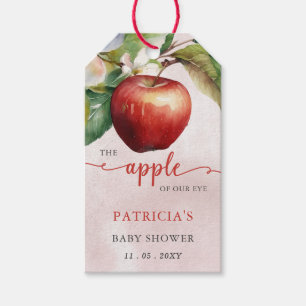 Apfel unserer Babydusche "Eye Fall Girl" Geschenkanhänger