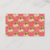 Apfel unserer Babyduschenkarte Begleitkarte (Rückseite)