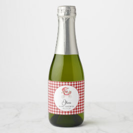 Apfel unserer Eye Baby Dusche Sparkling Wine Label Schaumweinetikett