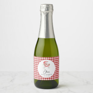 Apfel unserer Eye Baby Dusche Sparkling Wine Label Schaumweinetikett