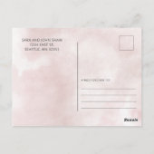 Apfel unserer Eye Fall Baby Dusche Vielen Dank Postkarte (Rückseite)