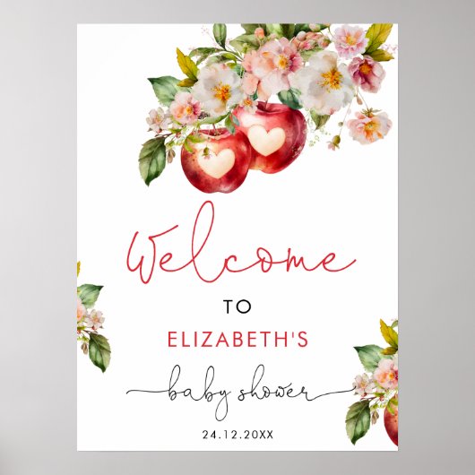 Apfel unserer Fruchtsägerdusche "Eye Fruit" Willko Poster (Vorne)