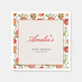 Apfel unserer Herbstdusche Serviette (Vorderseite)