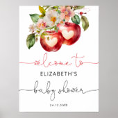 Apfel unserer neuen Babydusche "Eye Modern Baby" W Poster (Vorne)