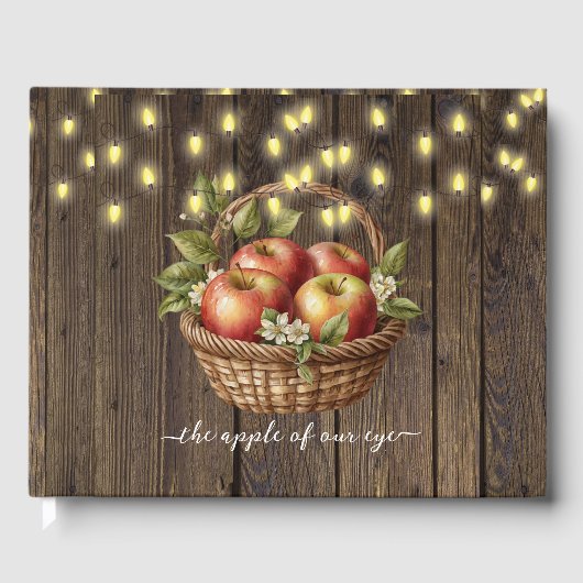 Apfel unseres Augenfalles Blütendusche Gästebuch (Vorderseite)