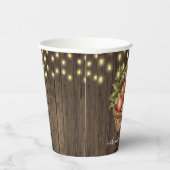 Apfel unseres Augenfalles Blütendusche Pappbecher (Rechts)