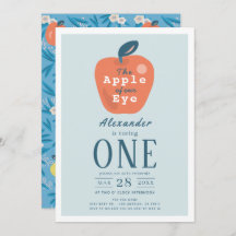 Apfel unseres Augenjungen Blue 1. Geburtstag