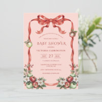 Apfel Unseres Auges Aquarellblüten Babyparty