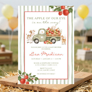 Apfel Unseres Auges Baby Shower Truck Farm Einladung