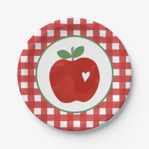 Apfel unseres Auges Einjähriger Geburtstag Papptel Pappteller