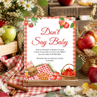 Apfel Unseres Auges Herbst-Baby-Party | Nicht Baby Poster