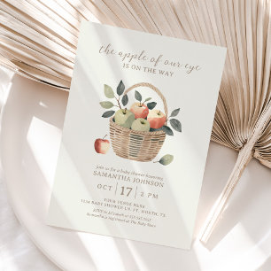 Apfel Unseres Auges Herbst-Baby-Shower-Einladung Einladung