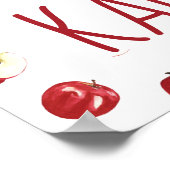 Apfel unseres Auges, jedes alters glückliche Gebur Poster (Ecke)