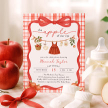 Apfel Unseres Auges Mädchen Baby Shower
