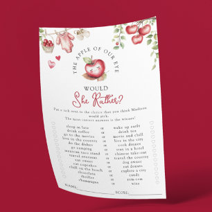 Apfel unseres Auges würde sie eher ein Baby Duschs