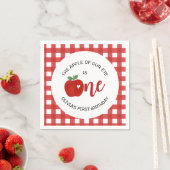 Apfel unseres Geburtstags Serviette (Beispiel)