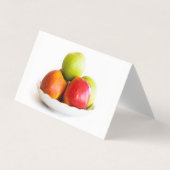 Äpfel Visitenkarten (Vorderseite)