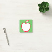 Apfel vom Lehrer Post-it Klebezettel (Büro)