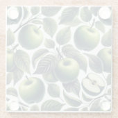 Äpfel von Eden Glasuntersetzer (Rückseite)