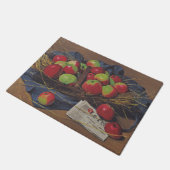 Äpfel (von Félix Vallotton) Fußmatte (Schrägansicht)