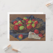 Äpfel (von Félix Vallotton) Karte (Vorderseite/Rückseite Beispiel)