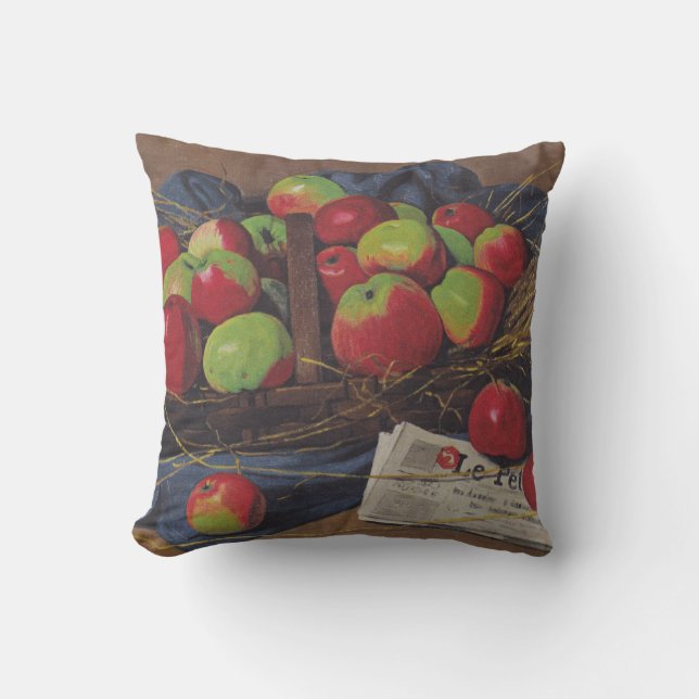Äpfel (von Félix Vallotton) Kissen (Vorderseite)
