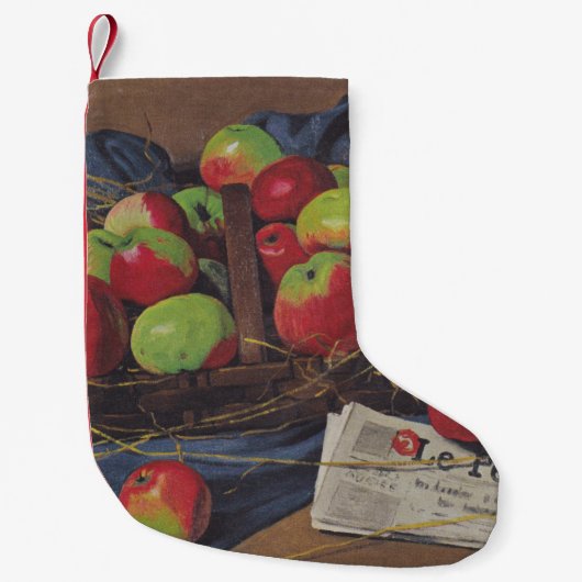 Äpfel (von Félix Vallotton) Kleiner Weihnachtsstrumpf (Vorderseite)