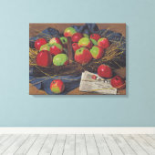 Äpfel (von Félix Vallotton) Leinwanddruck (Insitu (Holzboden))