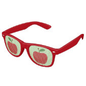 Apfel von meinem Auge Funny Partybrille (Schrägansicht)