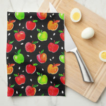 Äpfel Wasserfarbmuster