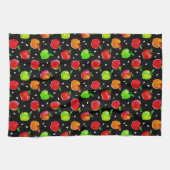 Äpfel Wasserfarbmuster Geschirrtuch (Horizontal)