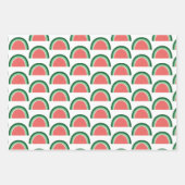 Apfel, Wassermelone, Ananas Obstwiesen Geschenkpapier Set (Vorderseite 3)