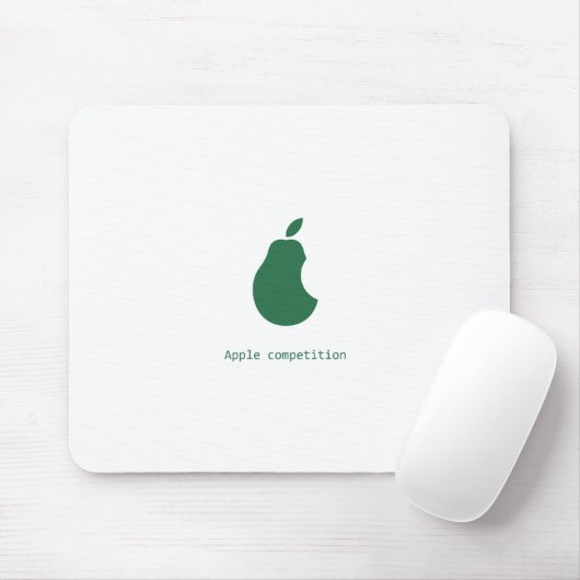 Apfel Wettbewerbbirne mousepad (Mit Mouse)
