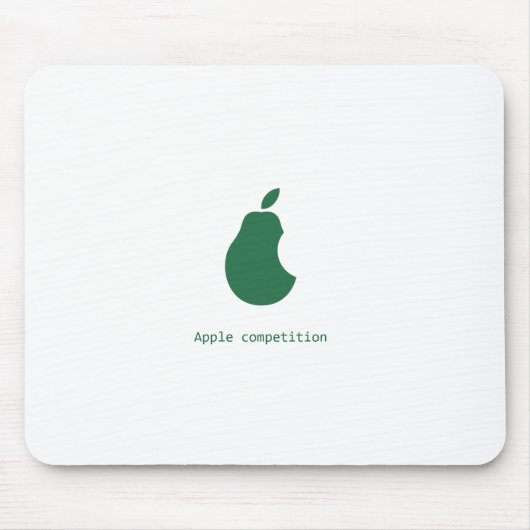 Apfel Wettbewerbbirne mousepad (Vorne)